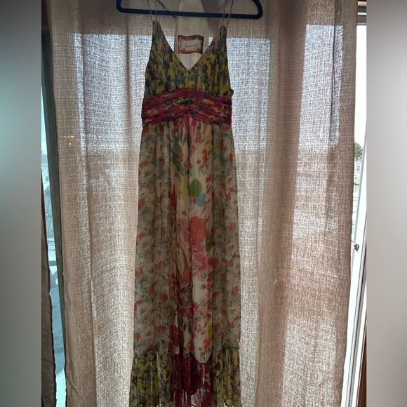 Anthropologie Malibu Floral Maxi Dress Size 0 retails $220 - Picture 7 of 16